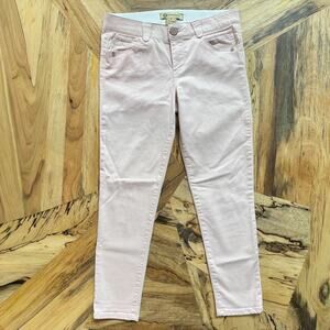 Democracy "Ab Technology" Soft Pink Mid-Rise Skinny "Jeans"/Jeggings, Women's 6